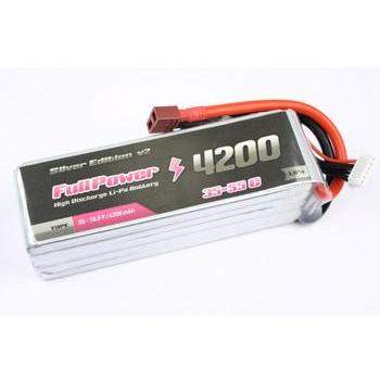 FullPower 6S 22,2V 4200mAh 35C Silver Edition V2 Deans